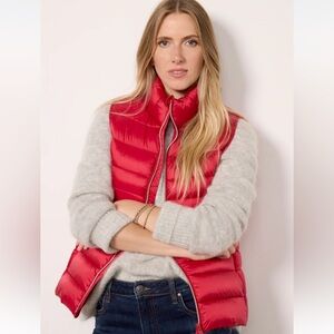 Save The Duck Lynn Vest Tango Red